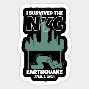 I Survived The NYC Earthquake Sticker